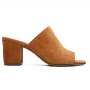 Kenneth Cole Heeled Suede Mules